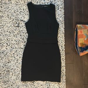 Mango black dress